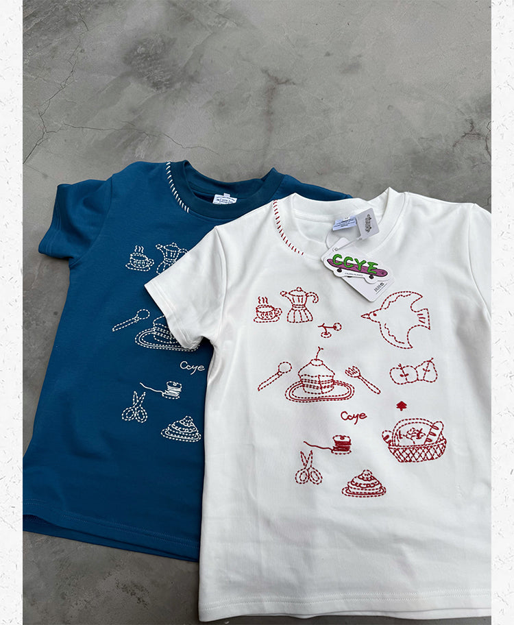 プリント半袖Tシャツ N474