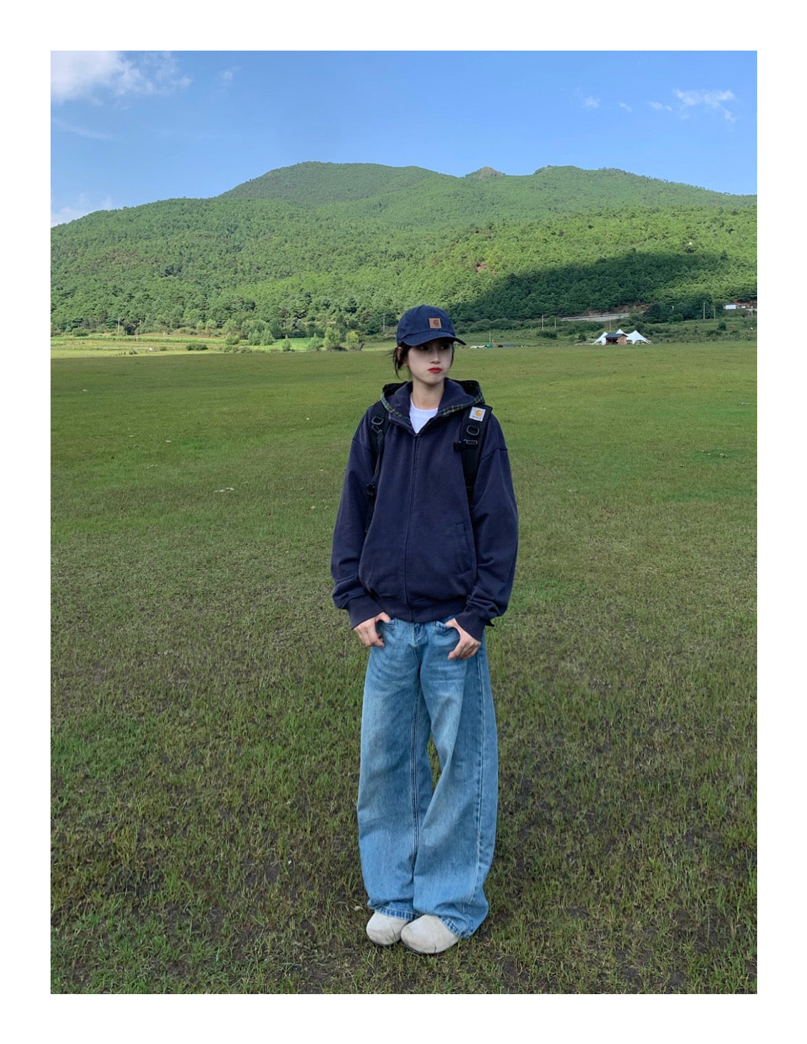 レトロウォッシュフーディ N101