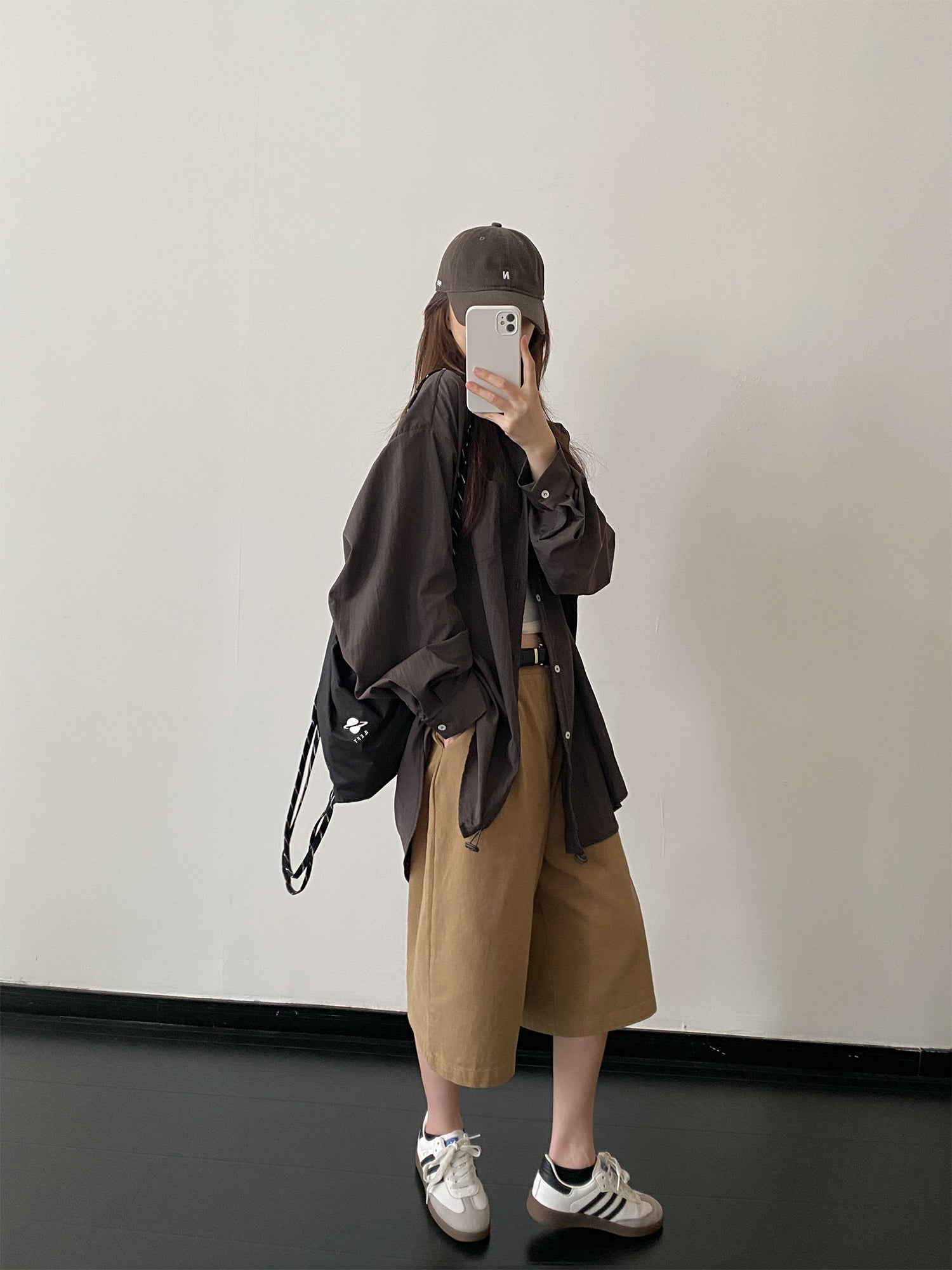 ドローストリングデザインシャツ N611