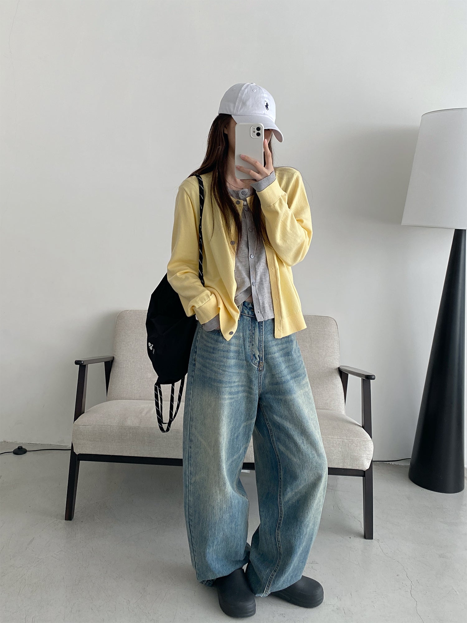 フェイクツーピースカーディガン N578