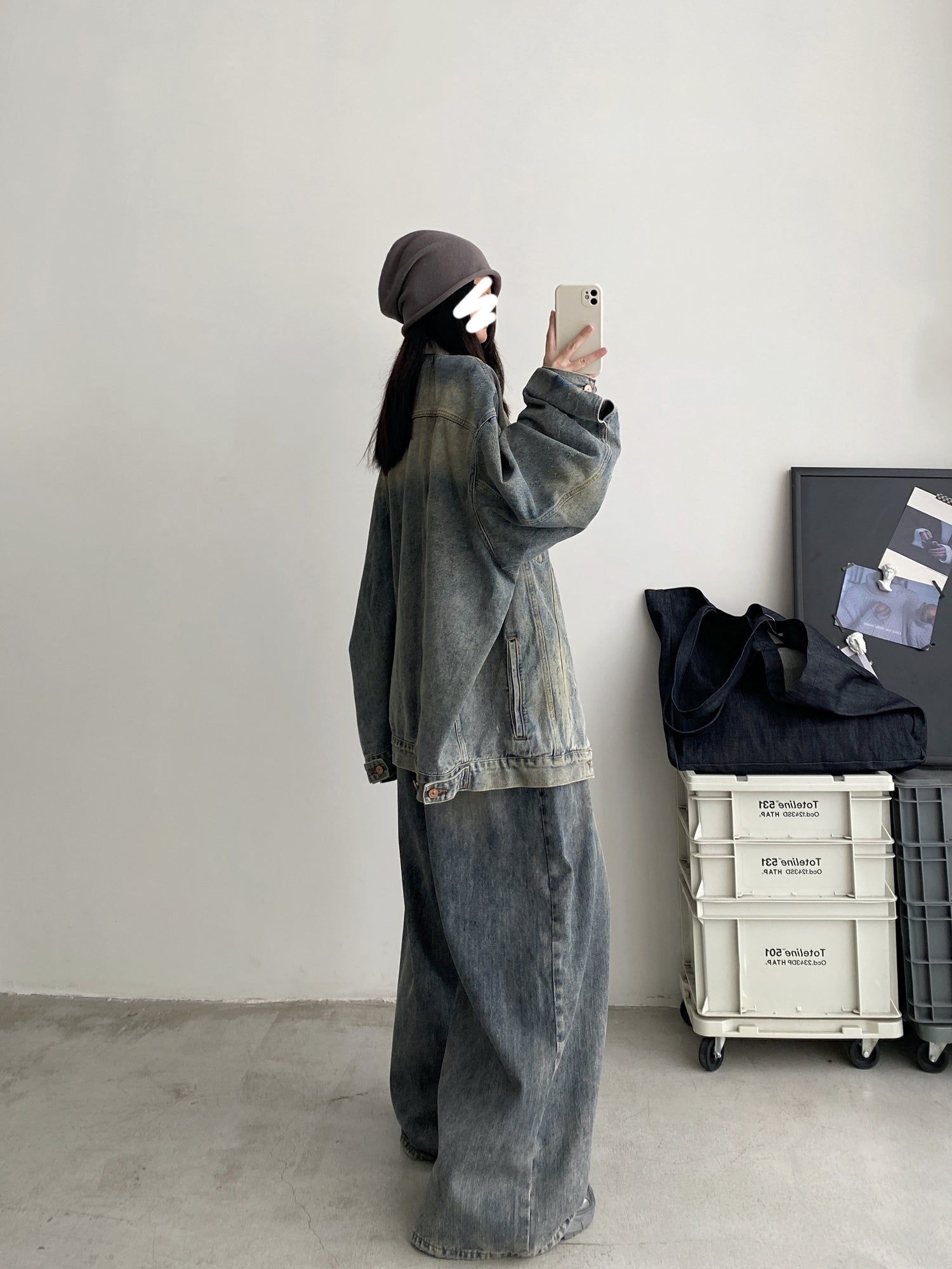 オーバーサイズデニムセットアップ N616