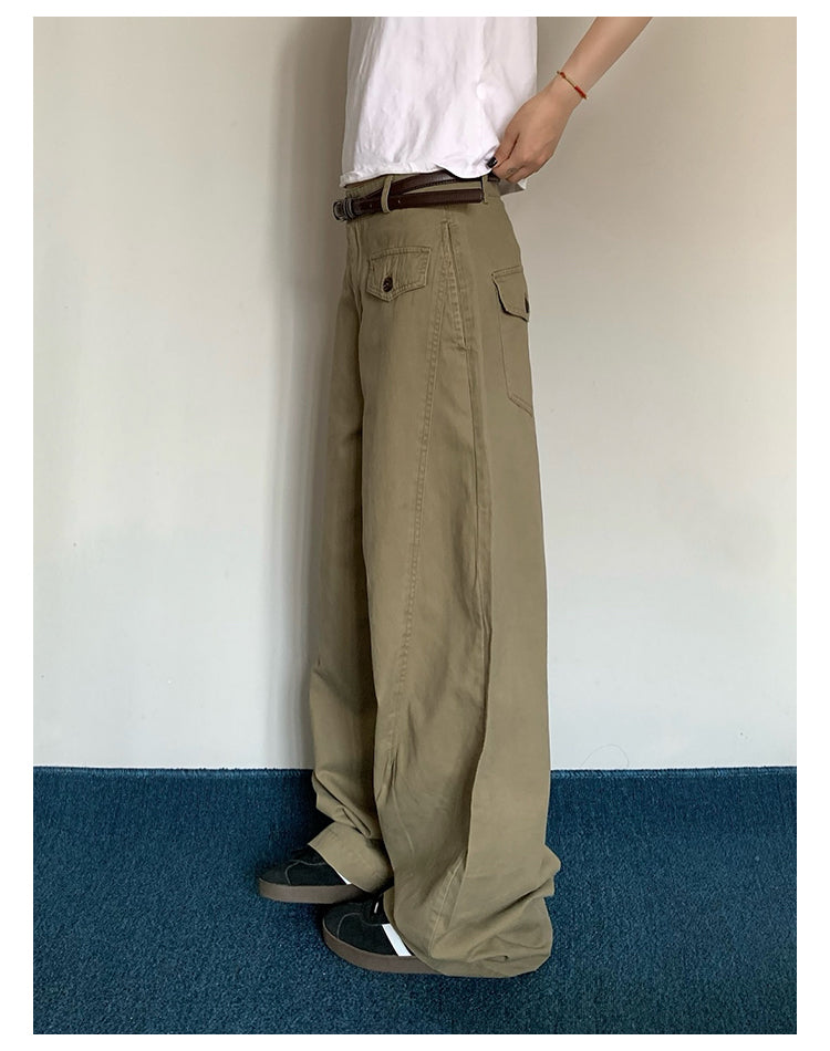 カジュアルワイドレッグパンツ N421