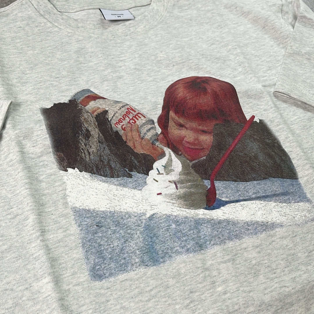 【NoKnow original】新作 アメリカンレトロ フォトプリントTシャツ