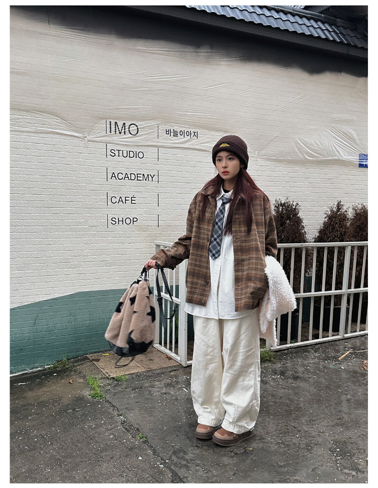 カジュアルワイドコットンパンツ N244