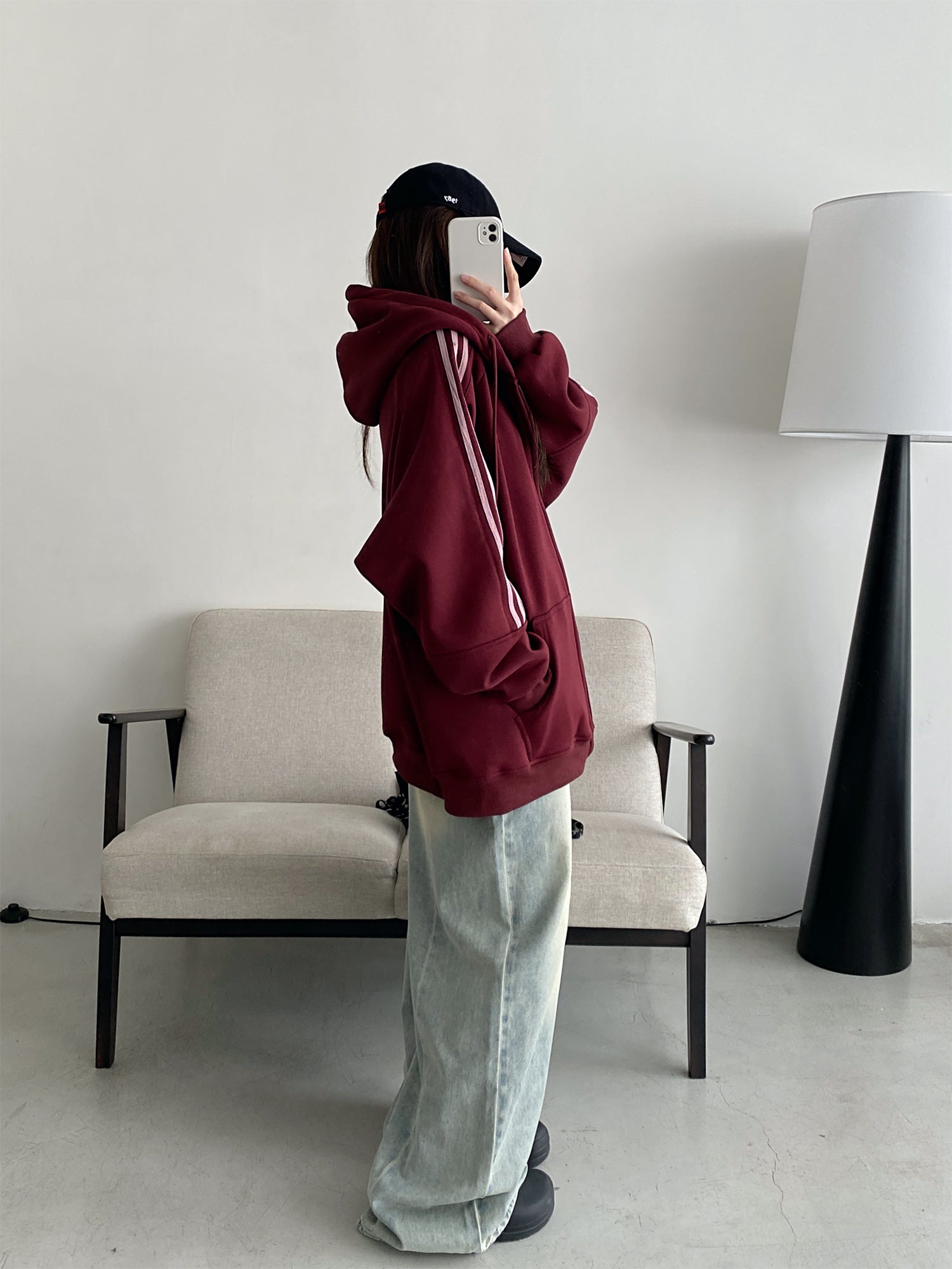 ワイドカーブデニムパンツ N576