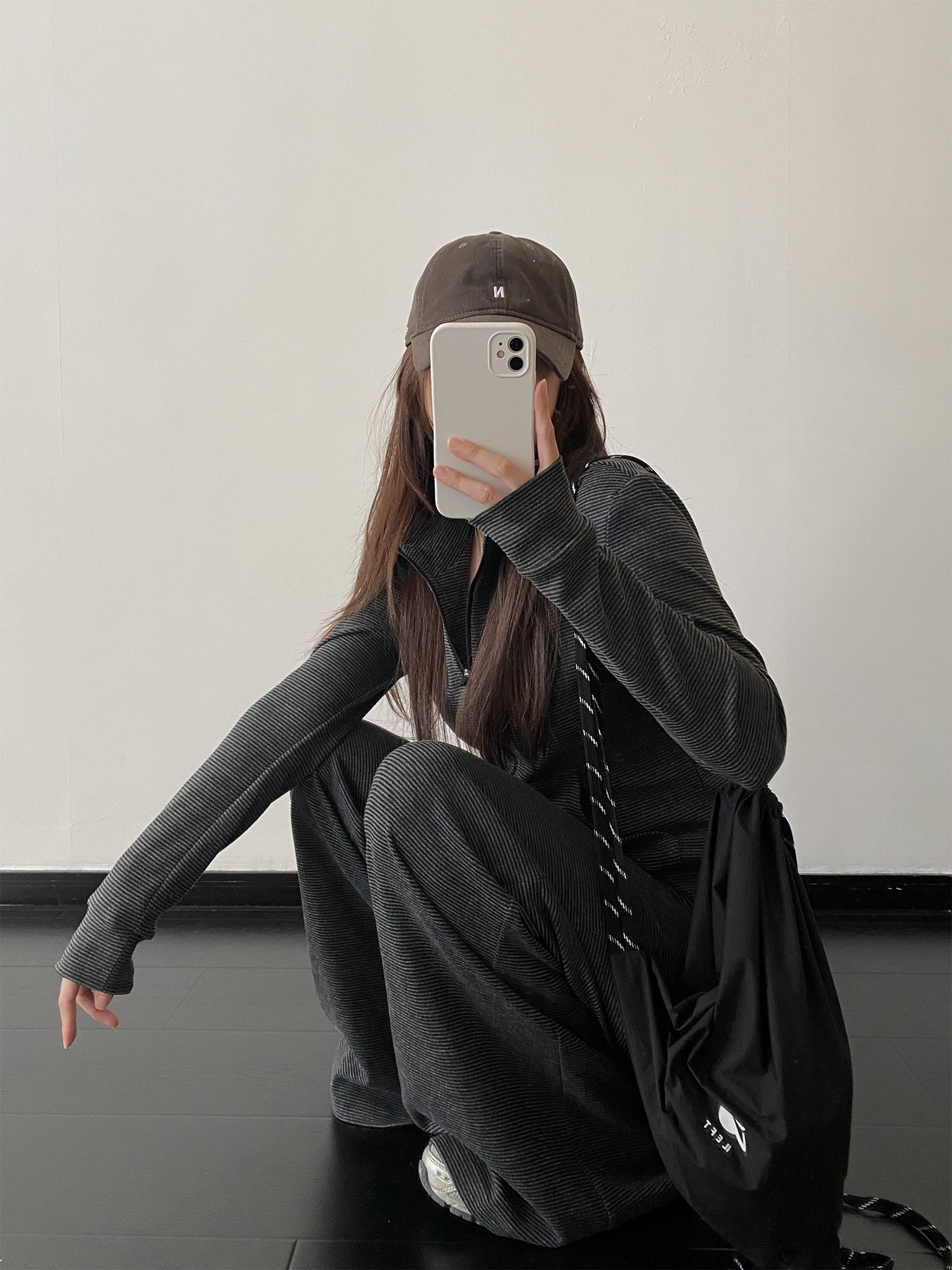 ボーダースウェットセットアップ N591