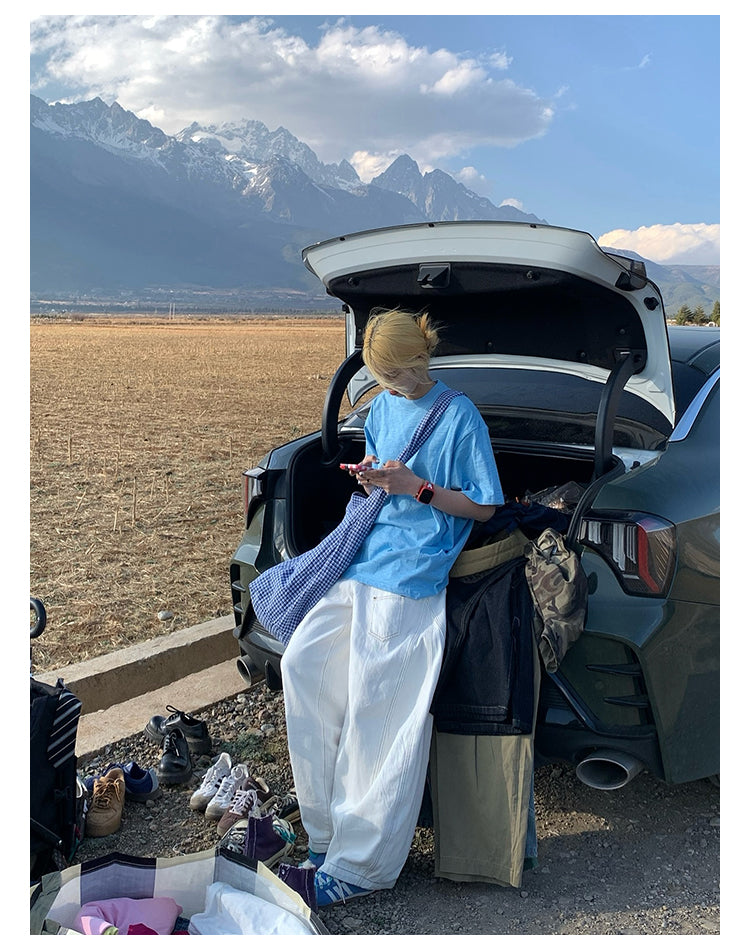 コットン無地半袖Tシャツ ベーシックカット N462