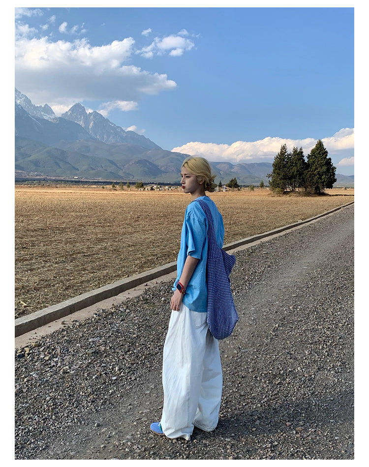 コットン無地半袖Tシャツ ベーシックカット N462