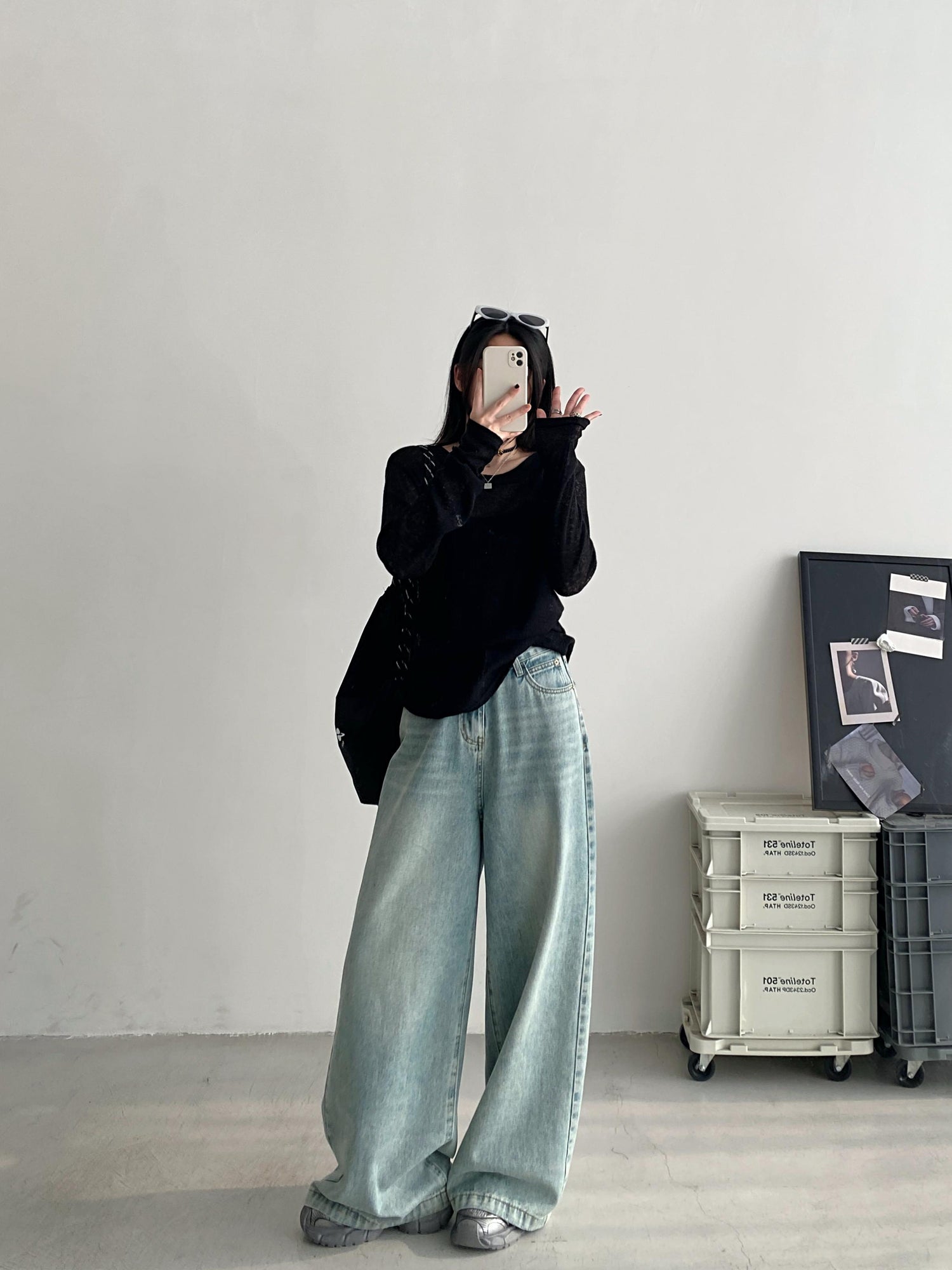 薄手ニットセーター N622