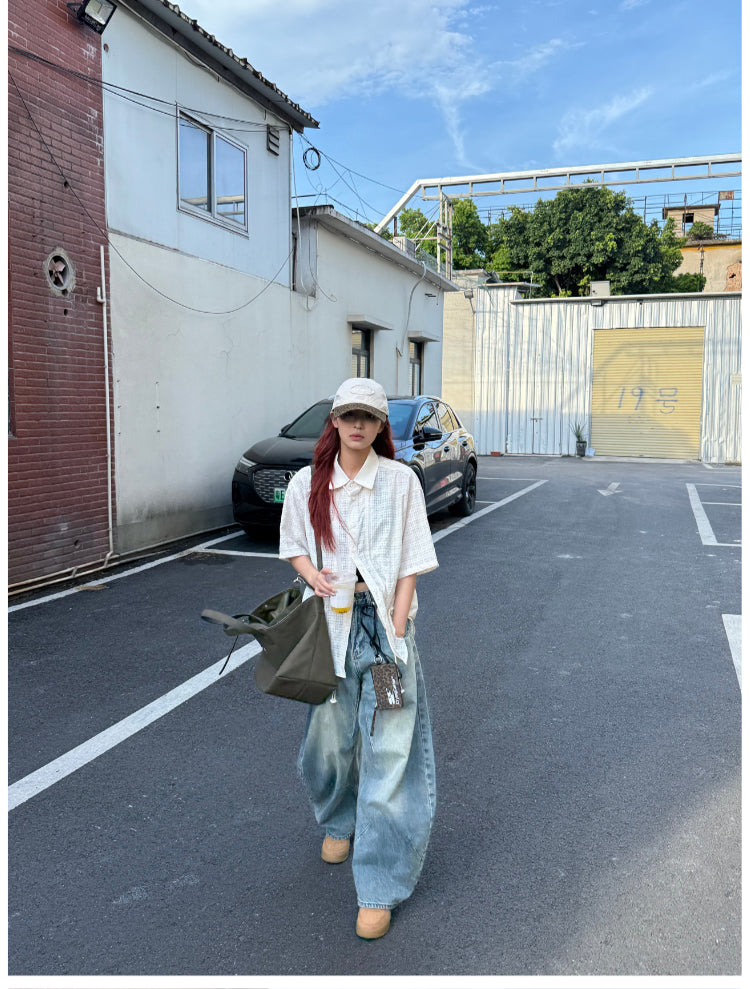 ニュートラル半袖シャツ N481