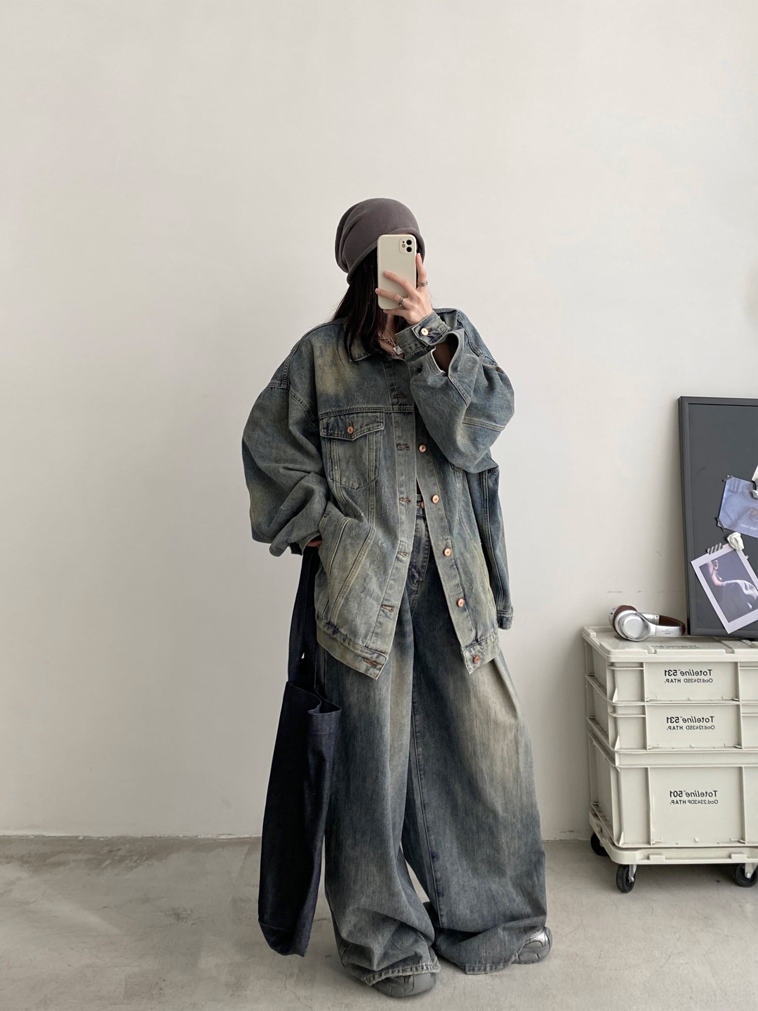 オーバーサイズデニムセットアップ N616