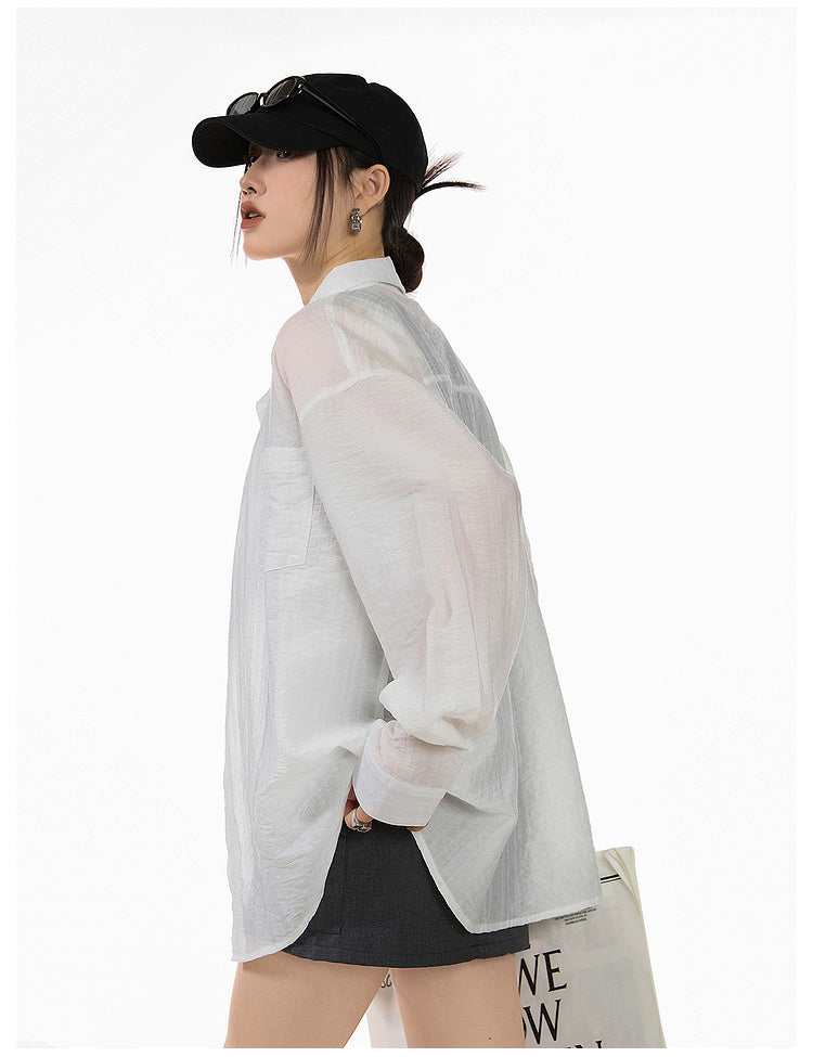 カジュアルシアーシャツ N560