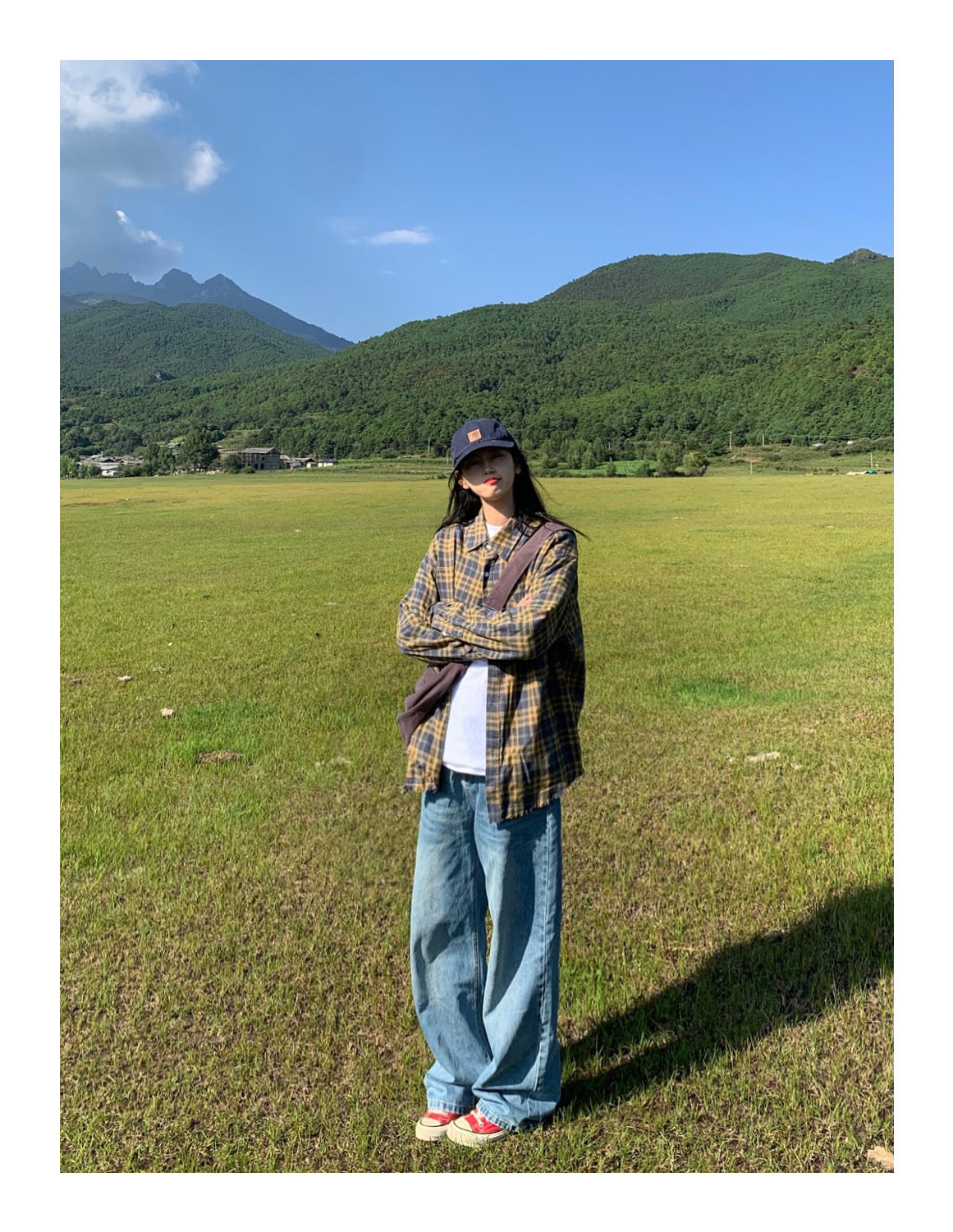 ビンテージデザインネルシャツ N100