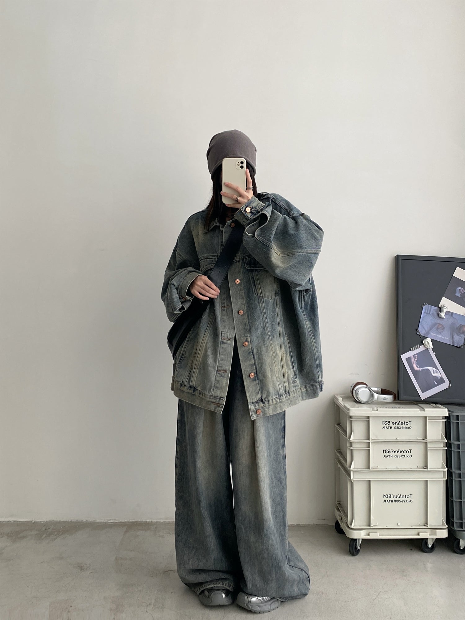 オーバーサイズデニムセットアップ N616