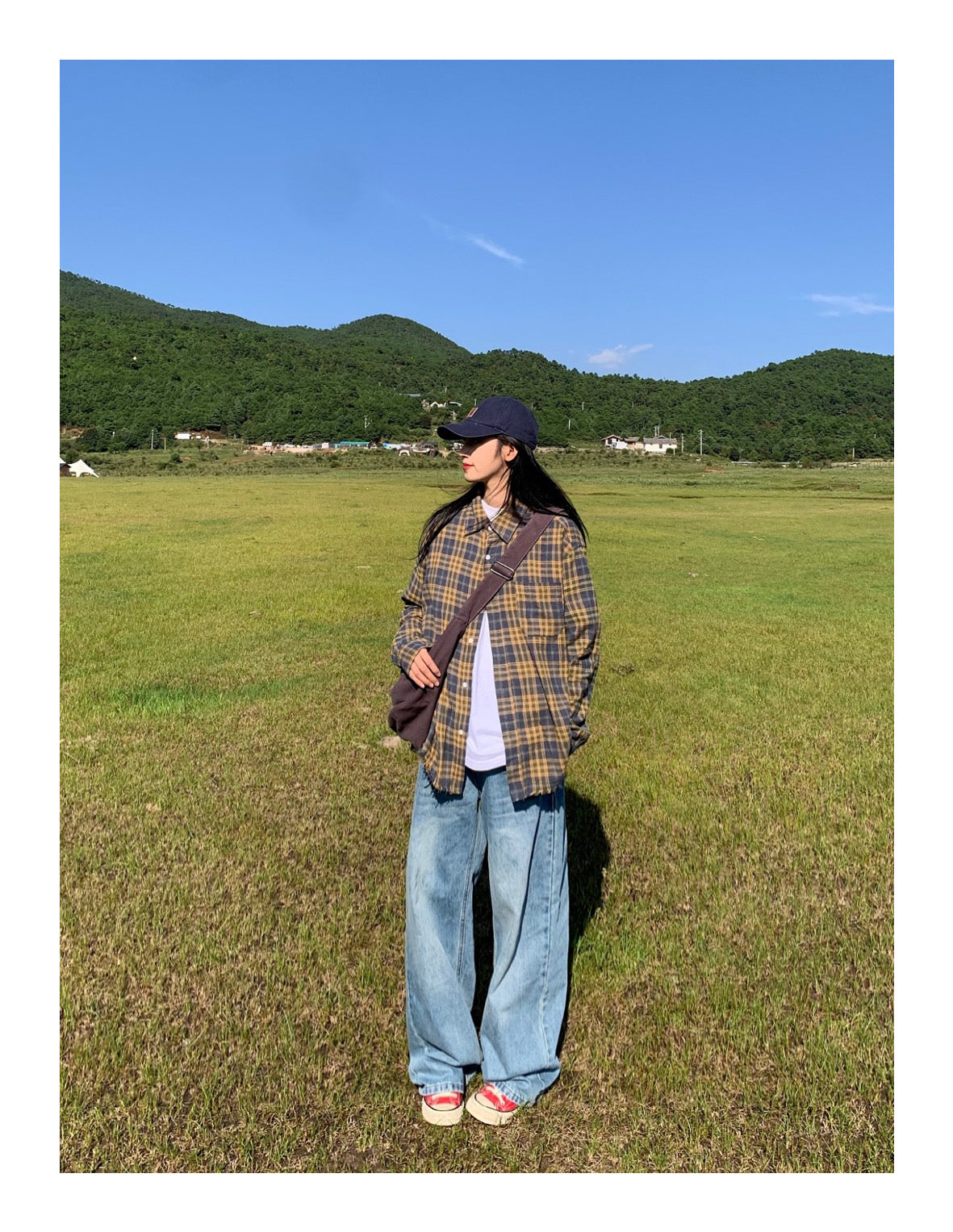 ビンテージデザインネルシャツ N100