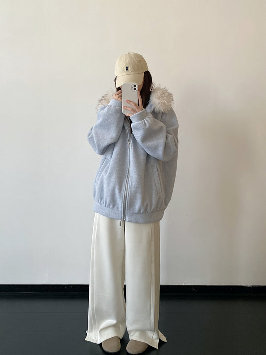 ファースウェットフーディー    N861