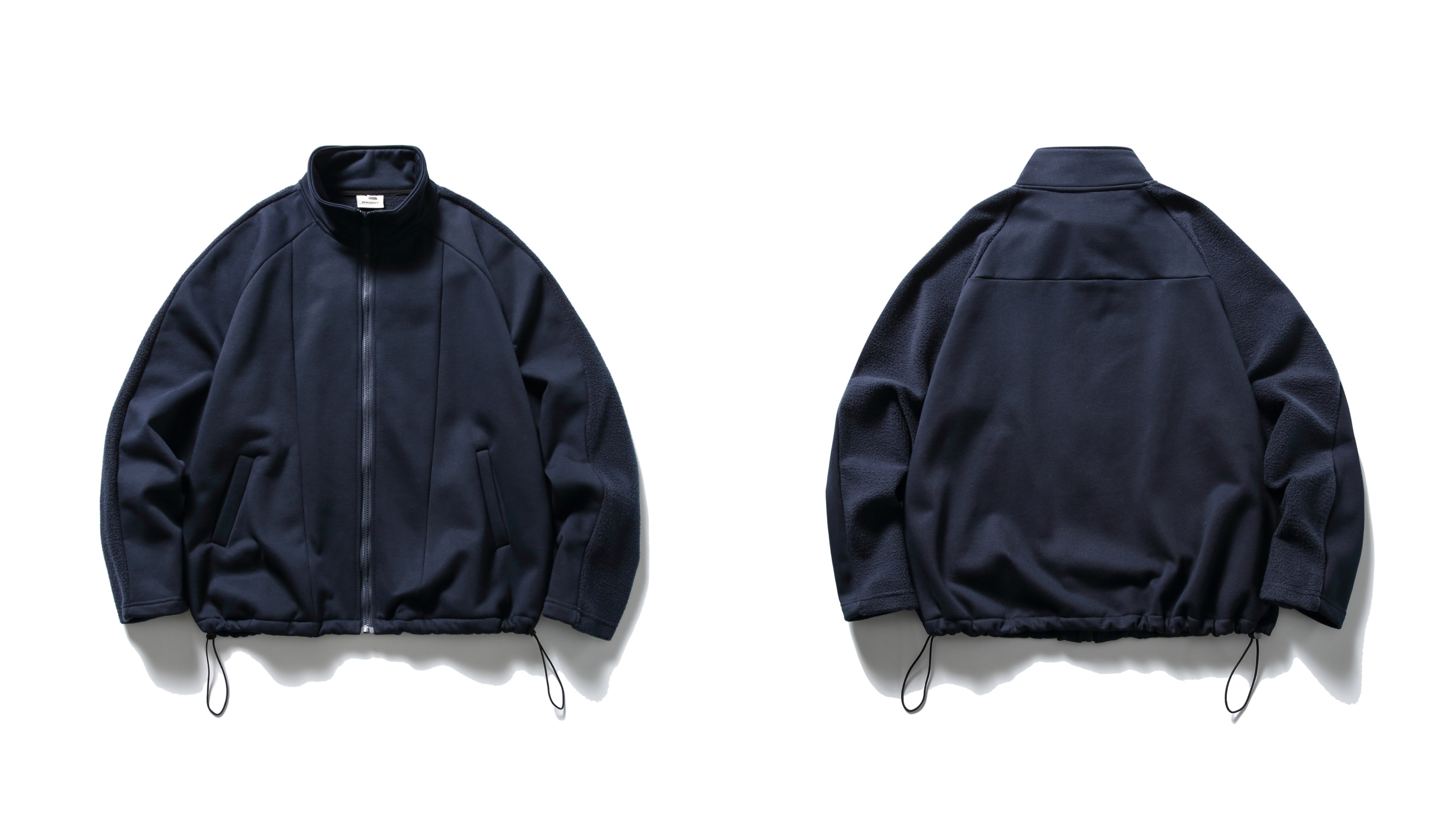 厚手スタンドカラーフリースジャケット N335