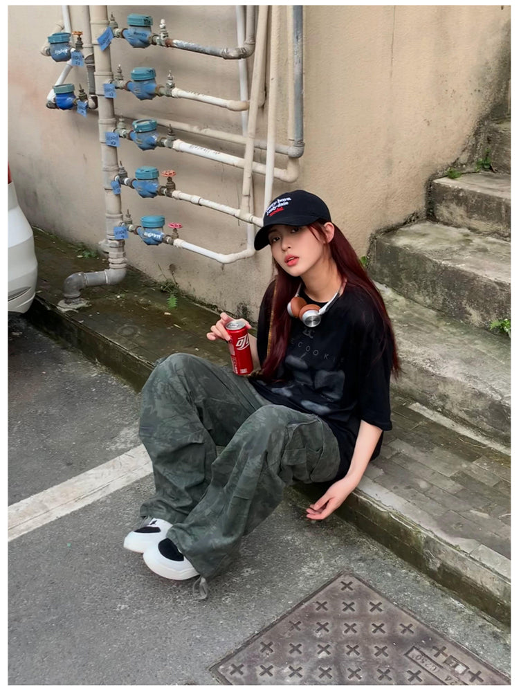 アーバンカモ・ワイドフィットイージーパンツ N490