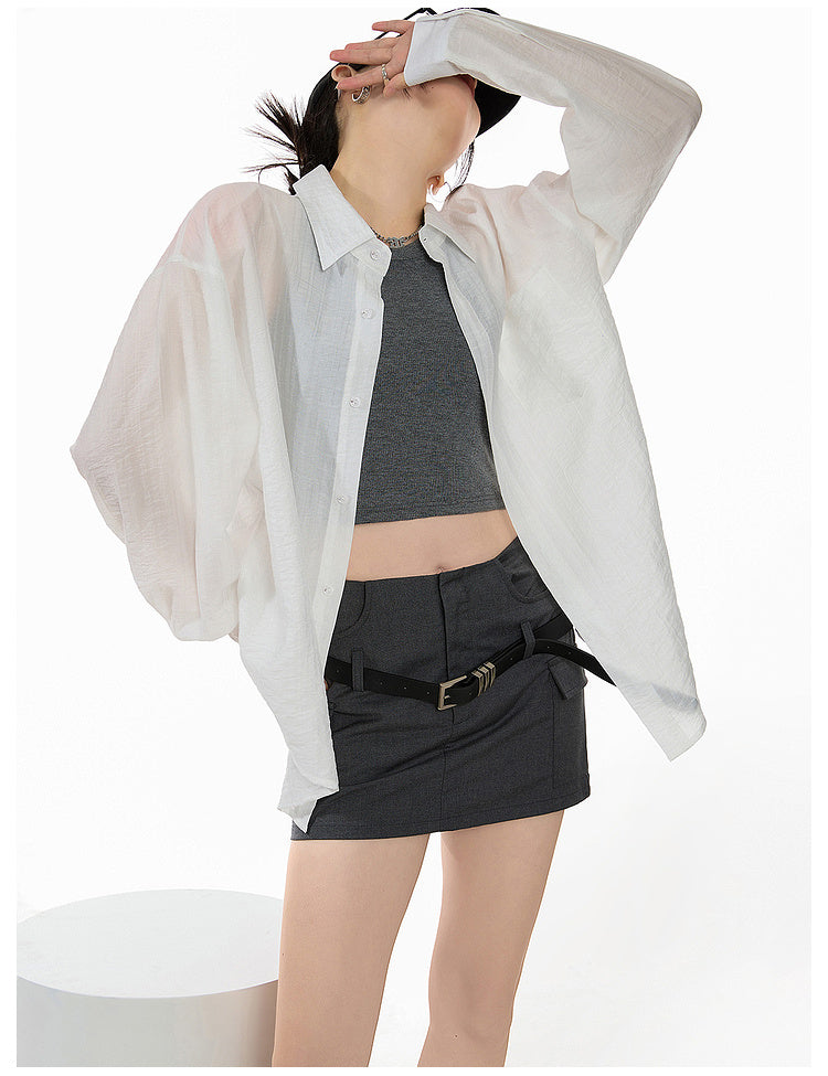 カジュアルシアーシャツ N560