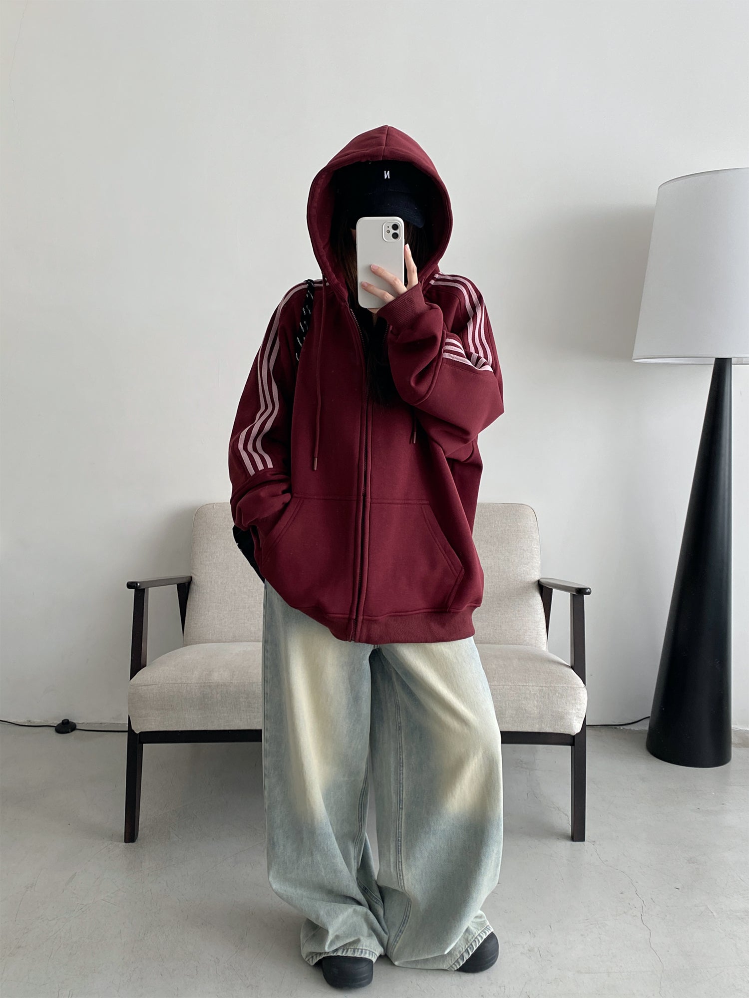 ワイドカーブデニムパンツ N576