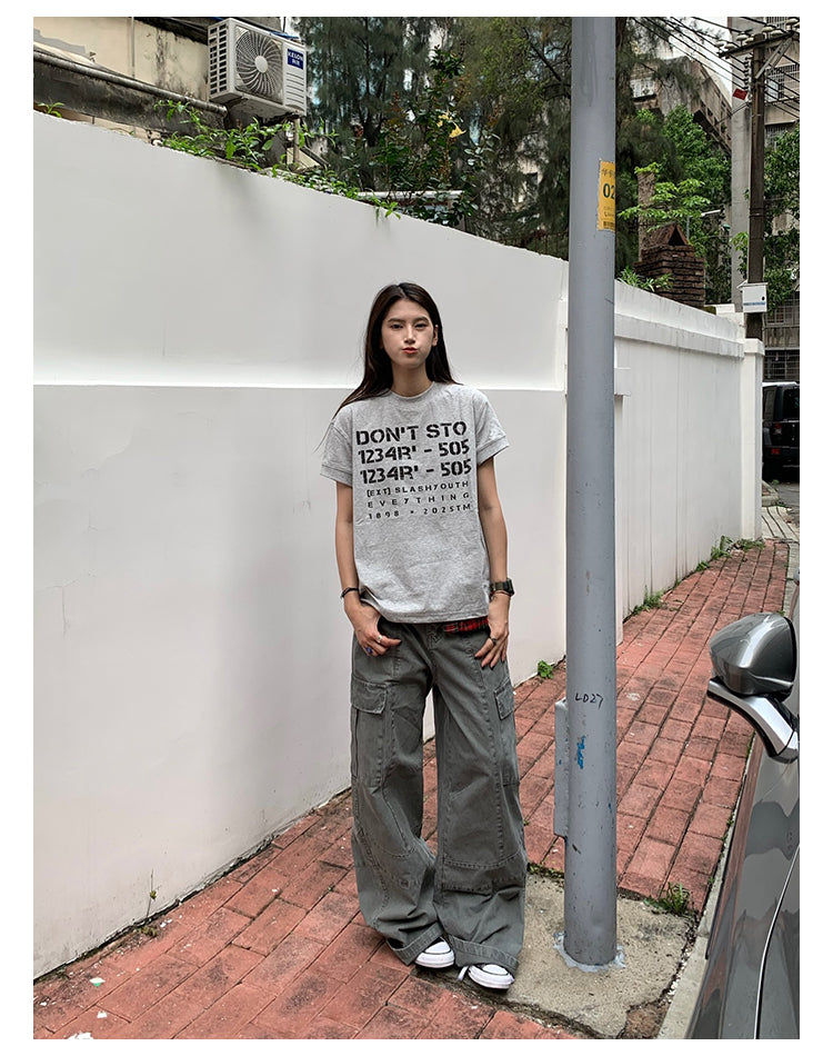 スリムフィッド ナンバープリントT N458