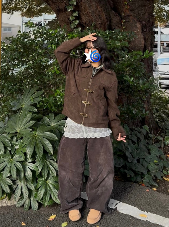 メタルトグルスエードブルゾン TR-007