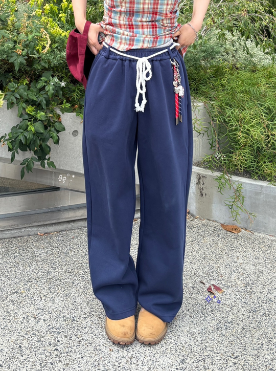 マリンロープ・ワイドストレートスウェット KN004