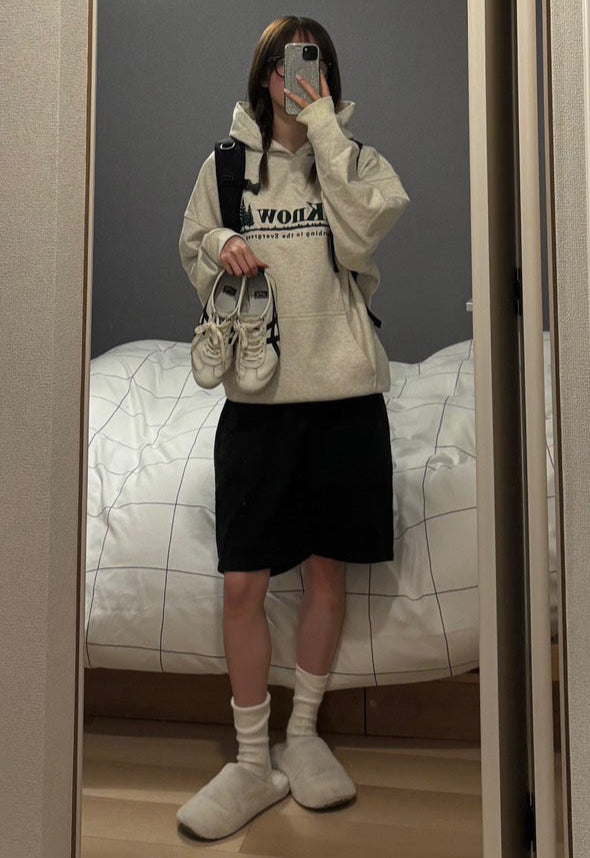 【NoKnow original】オリジナル刺繍入りフーディ