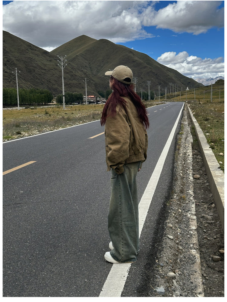 スタンドカラーデニムジャケット N158