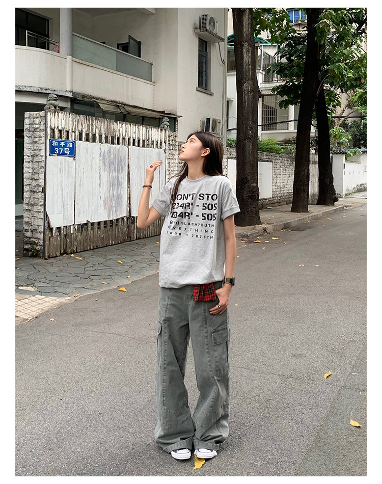 スリムフィッド ナンバープリントT N458