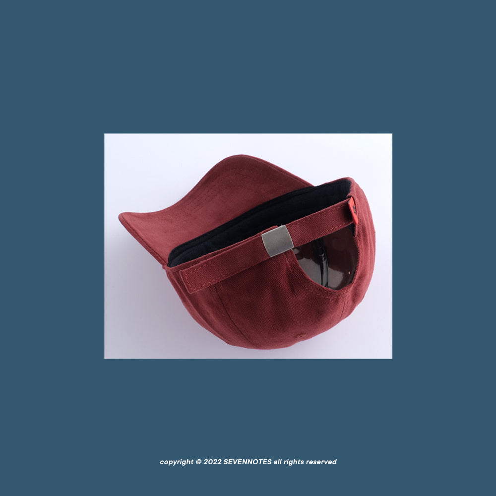 ルーズデザインロゴ刺繍キャップ N166