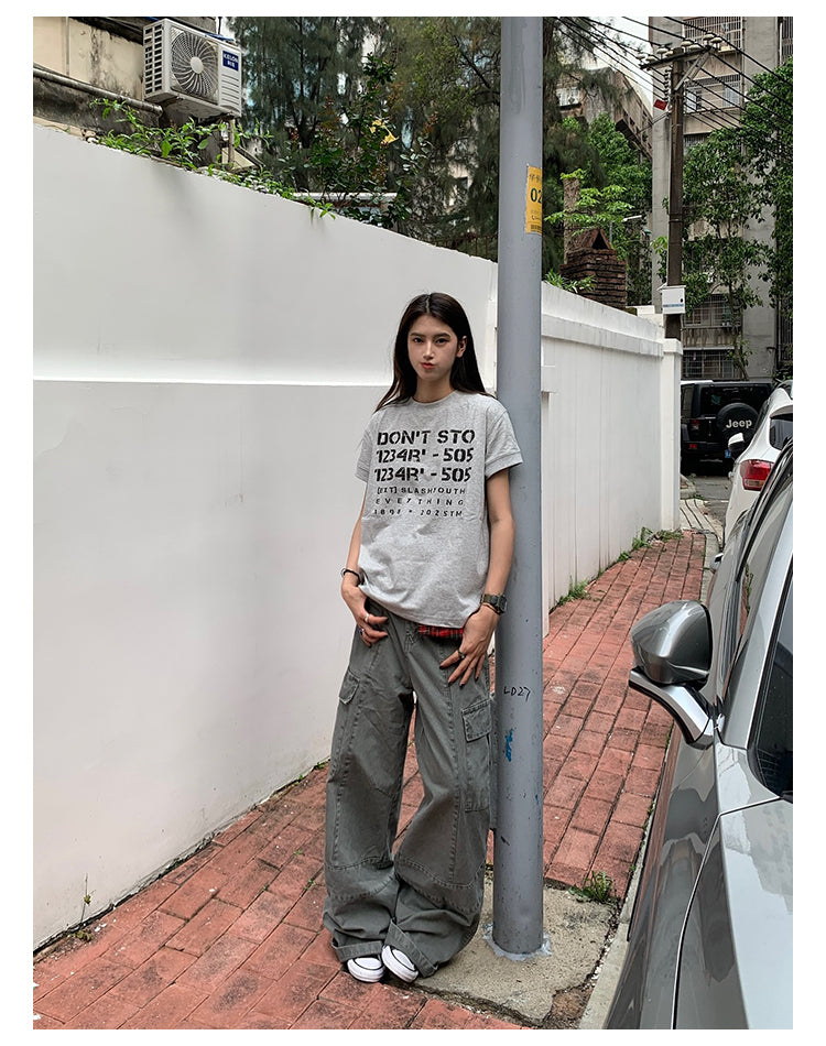 スリムフィッド ナンバープリントT N458