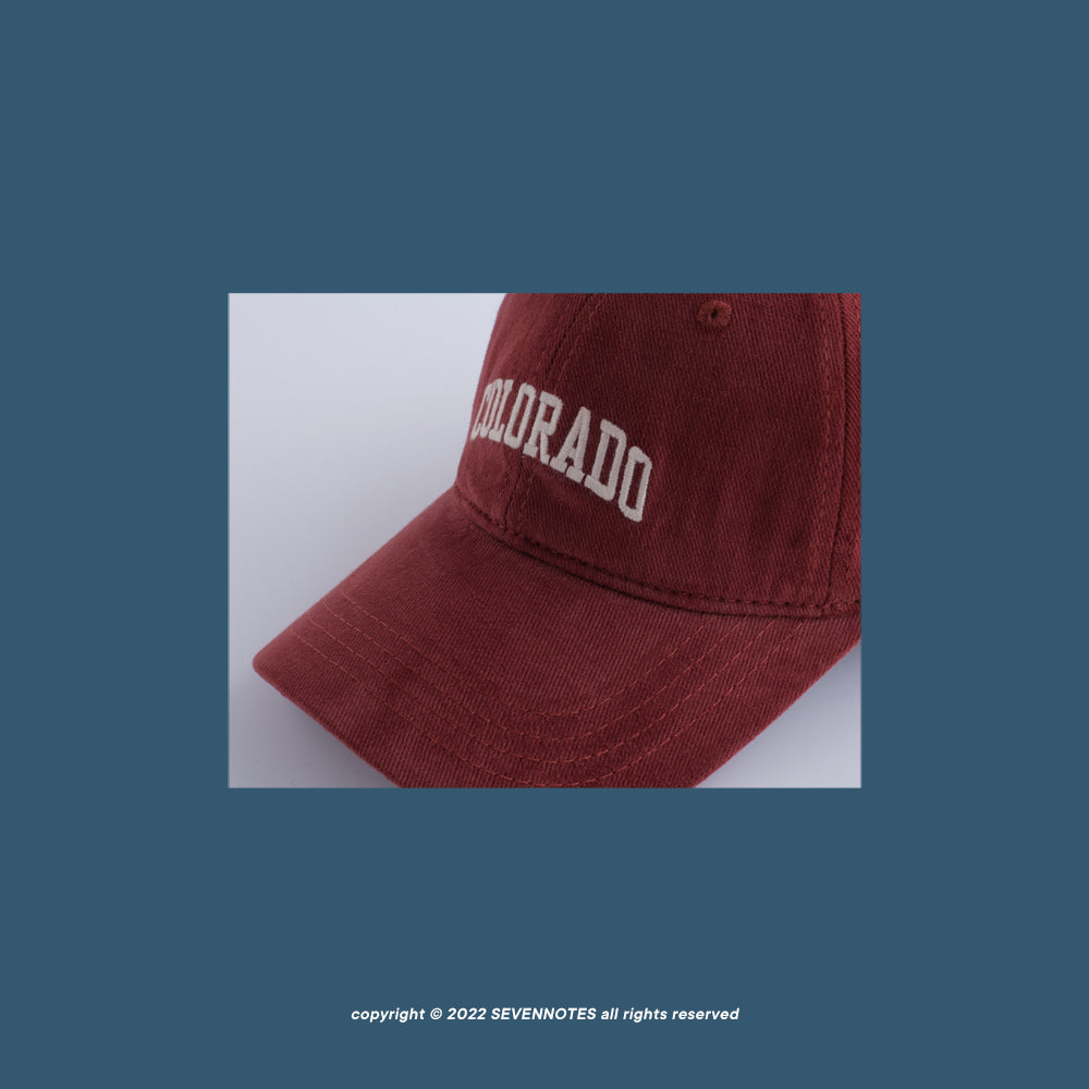 ルーズデザインロゴ刺繍キャップ N166