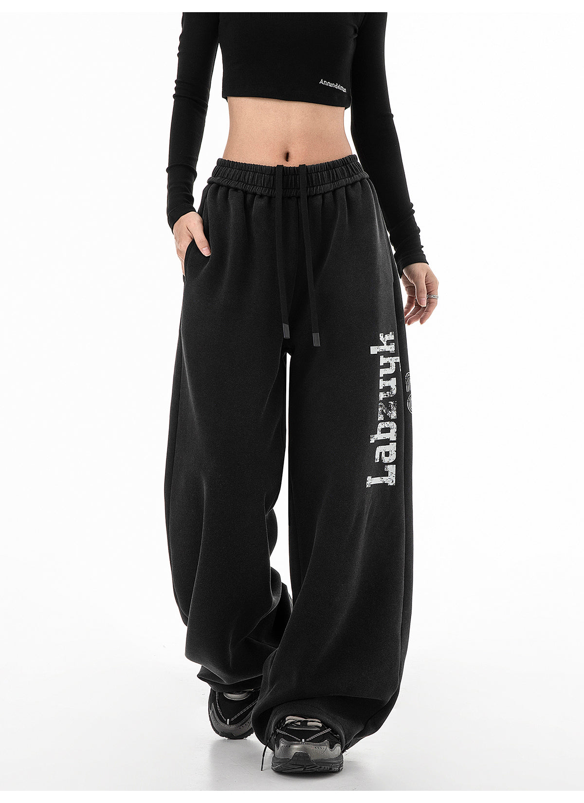 ルーズストレートスウェットパンツ N566