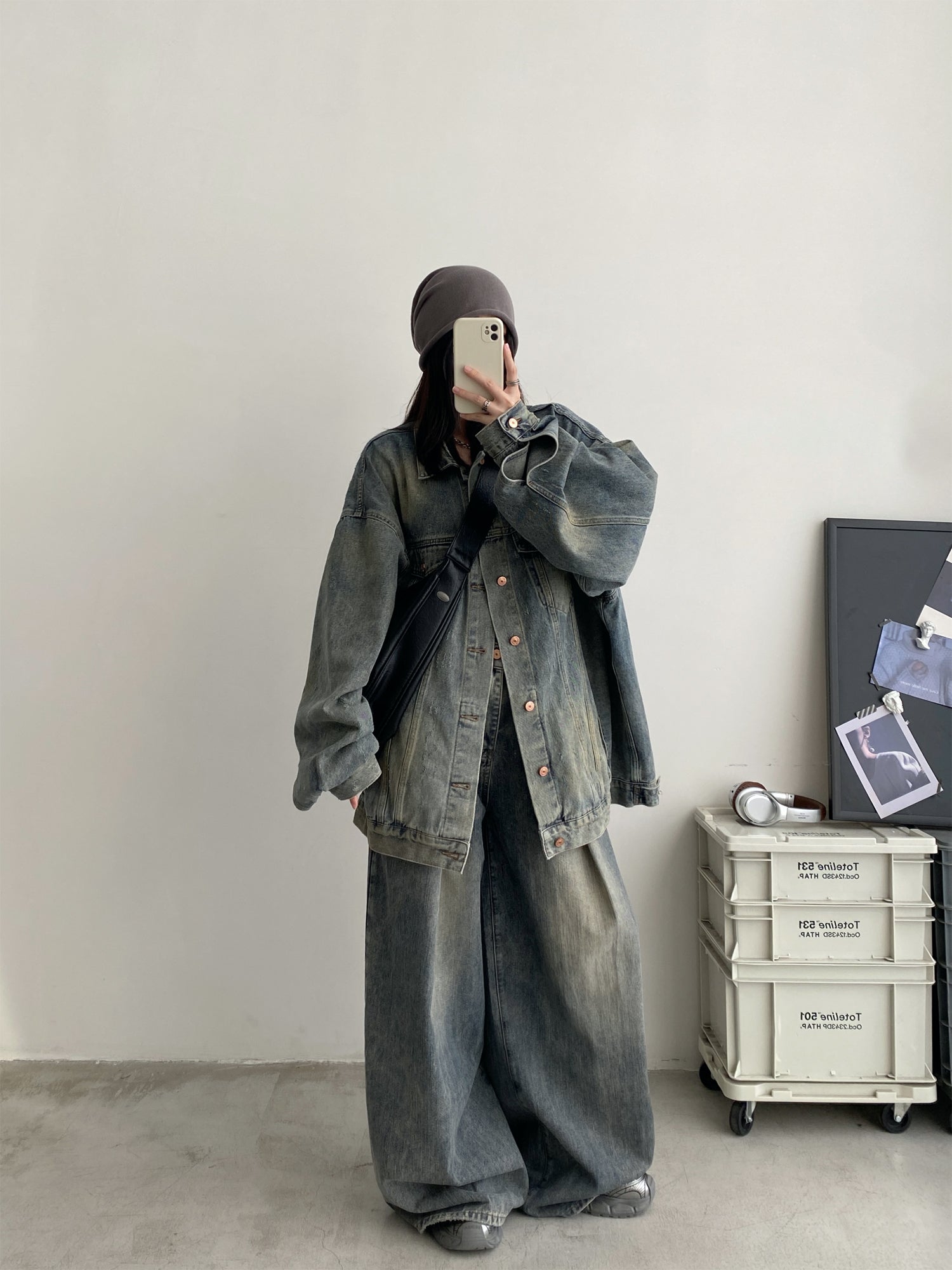 オーバーサイズデニムセットアップ N616