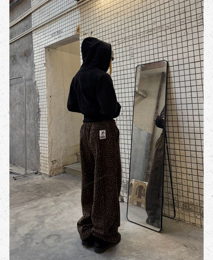 レオパードスウェットパンツ N564