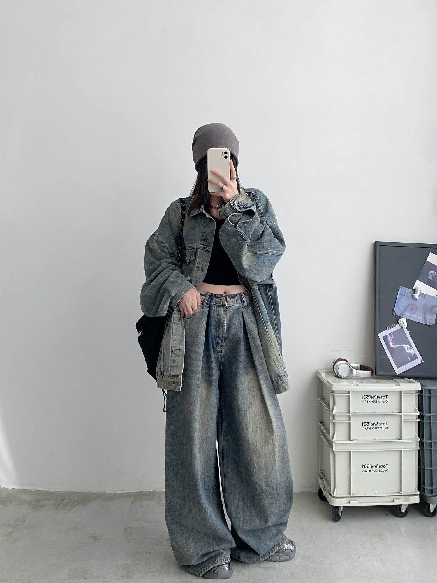 オーバーサイズデニムセットアップ N616