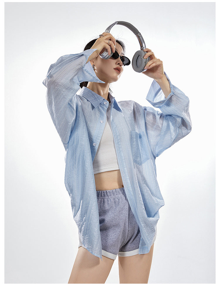 カジュアルシアーシャツ N560