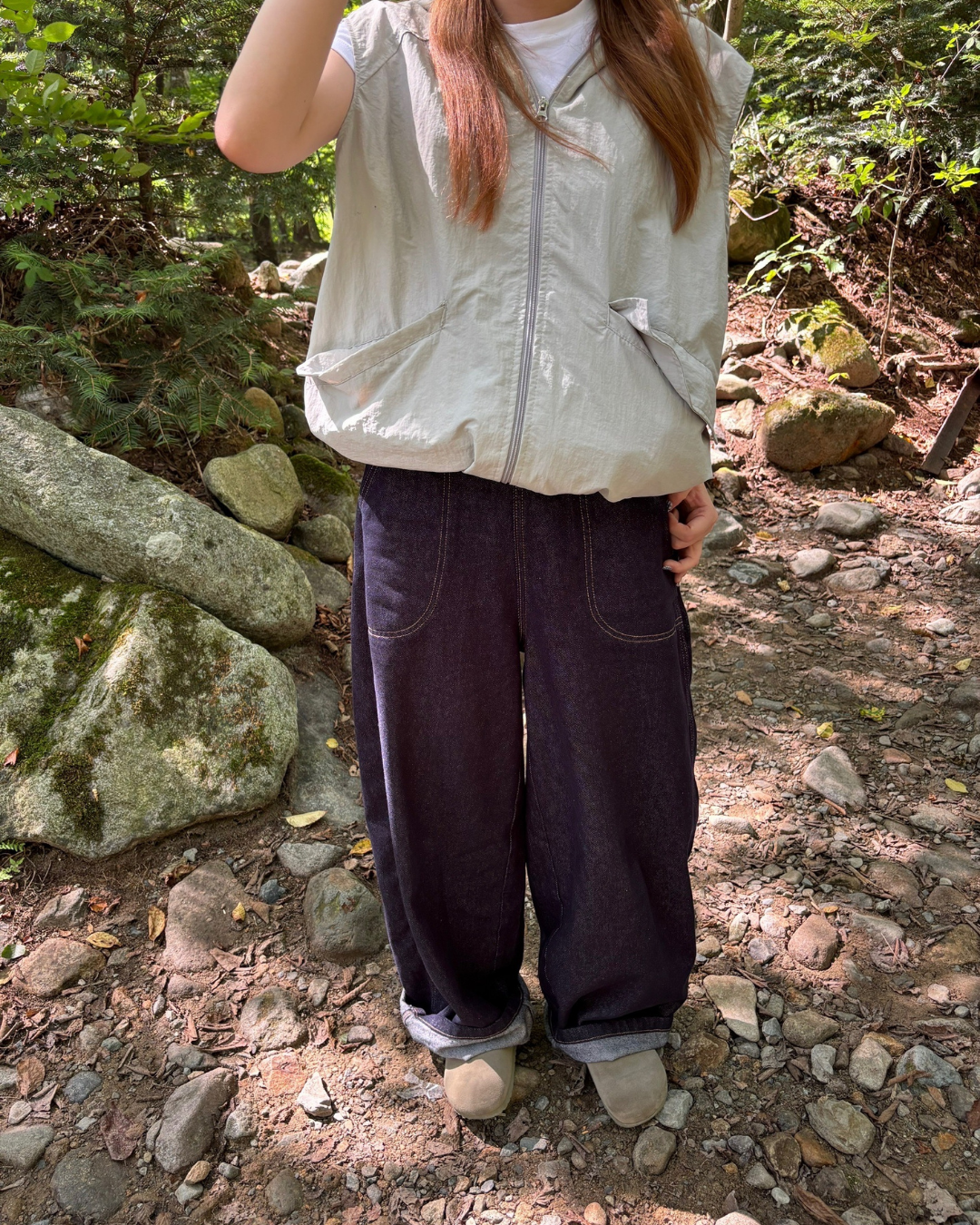 ワイドバルーン・ベイカーデニムパンツ SM1