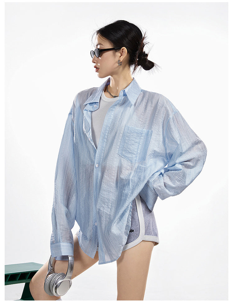 カジュアルシアーシャツ N560