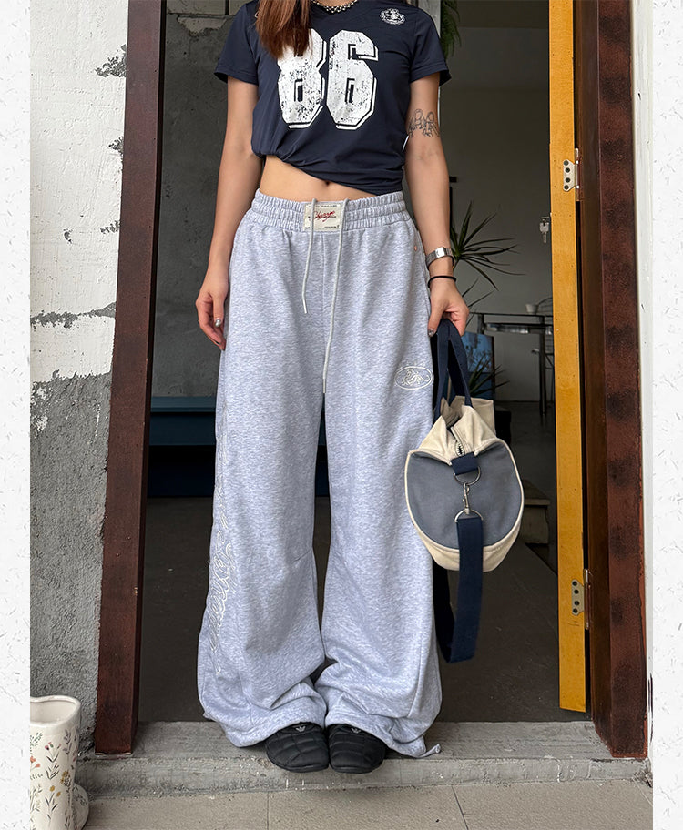 刺繍スウェットパンツ N542