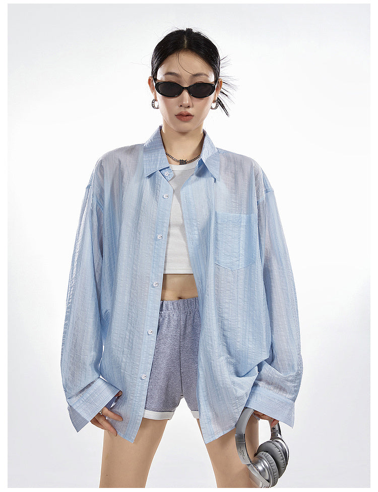 カジュアルシアーシャツ N560