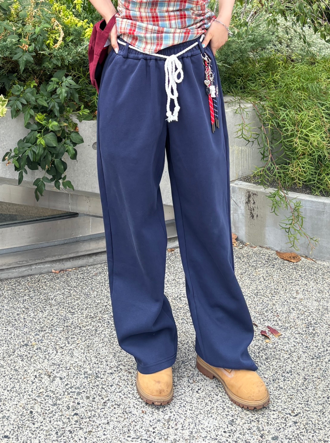 マリンロープ・ワイドストレートスウェット KN004