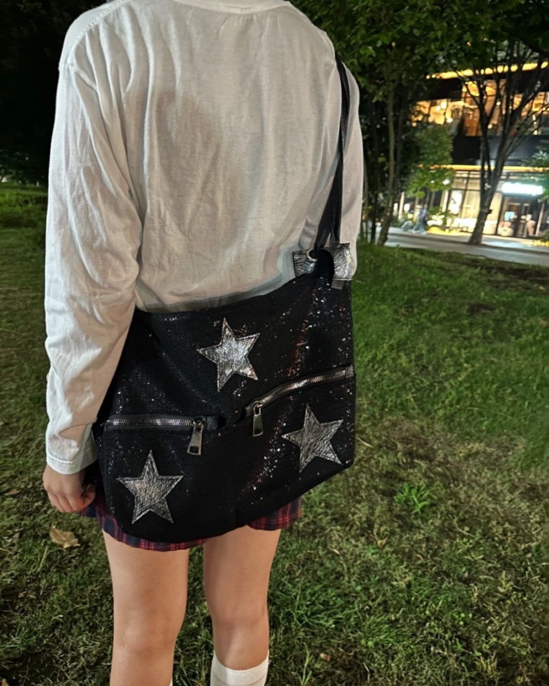 グリッタースター・マルチジップショルダーバッグ HY-002