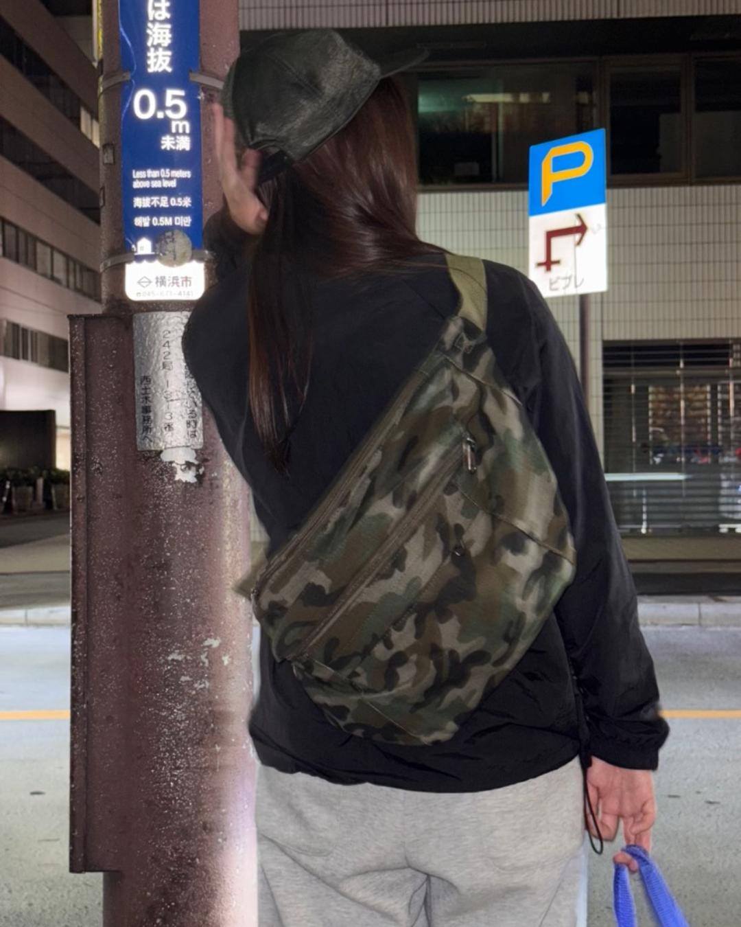 ワークテイスト迷彩ショルダーバッグ LIL-003