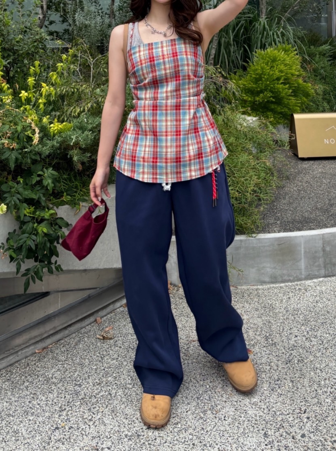 マリンロープ・ワイドストレートスウェット KN004