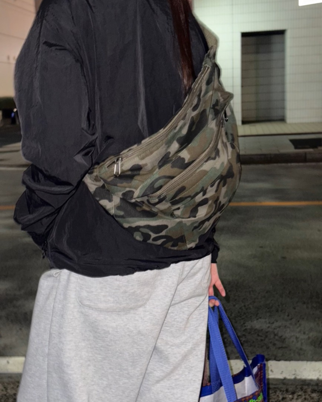 ワークテイスト迷彩ショルダーバッグ LIL-003