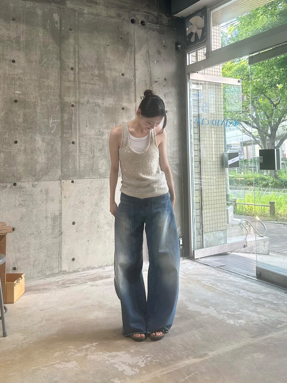 アメリカンレトロワイドデニム OT-001