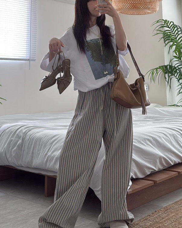 ワンマイル・ストライプパンツ SH-002