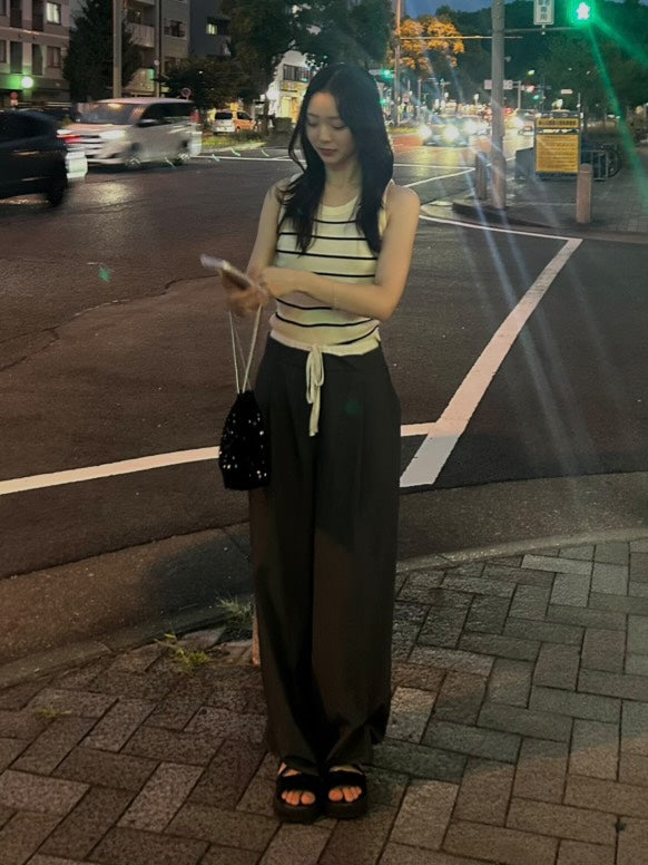 スリムフィット ボーダーサマーニット OT-003